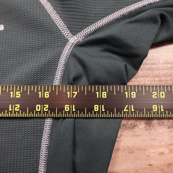 Columbia Heavyweight Baselayer Half Zip Men’s Medium Dark Green Omni-Heat - Picture 6 of 13